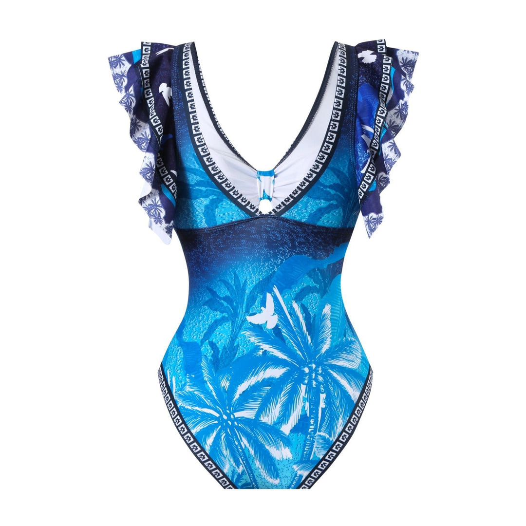 Ladies Elegant Swimsuit with Matching Maxi Sarong Mune Fashion
