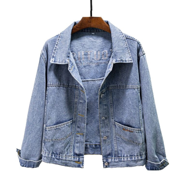 Women's Fashion Denim Jacket Mune Fashion