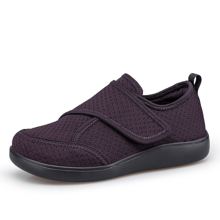 Men's orthopedic slipper with adjustable Velcro, breathable mesh and shock-absorbing foam sole Mune Fashion