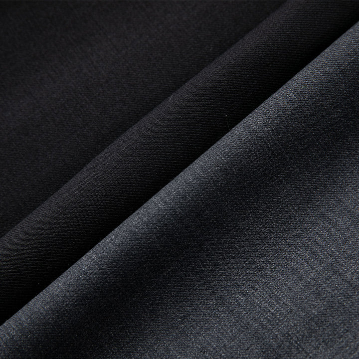Ladies lightweight fabric trousers with elastic waistband, pleats and straight leg Mune Fashion