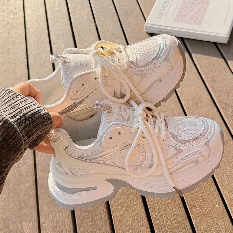 Women Sports Sneakers with breathable upper material and cushioning sole Mune Fashion