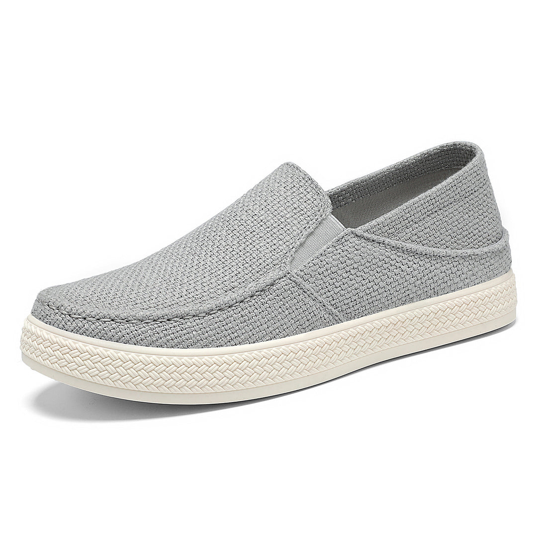 Women’s knitted slip-on casual shoe with elastic entry and structured platform sole Mune Fashion