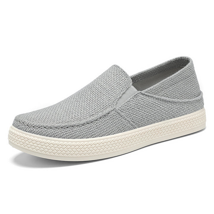 Women’s knitted slip-on casual shoe with elastic entry and structured platform sole Mune Fashion