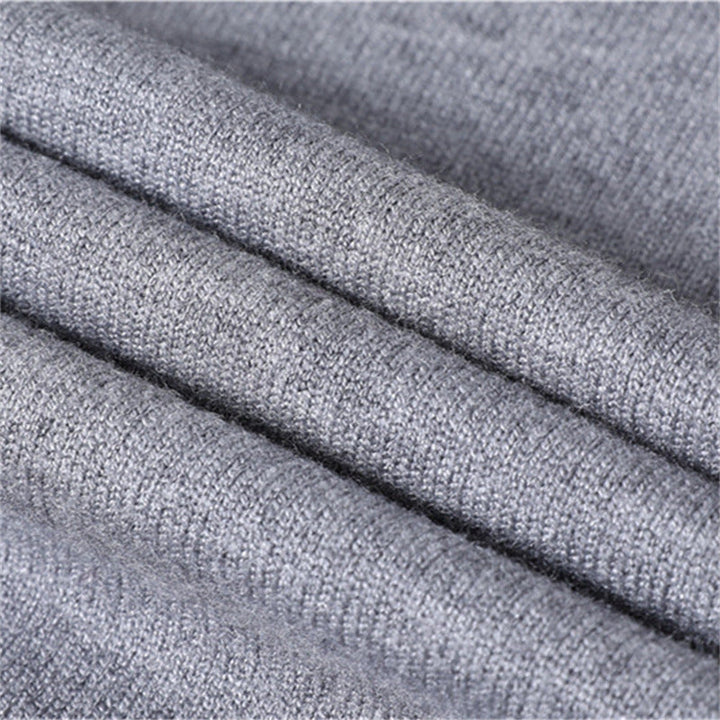 Men's Fashionable Turtleneck Sweater Made Of Fine Merino Wool Mune