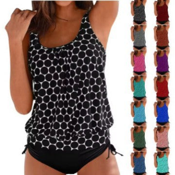 Women's Tankini with elastic waistband and gathered top Mune Fashion