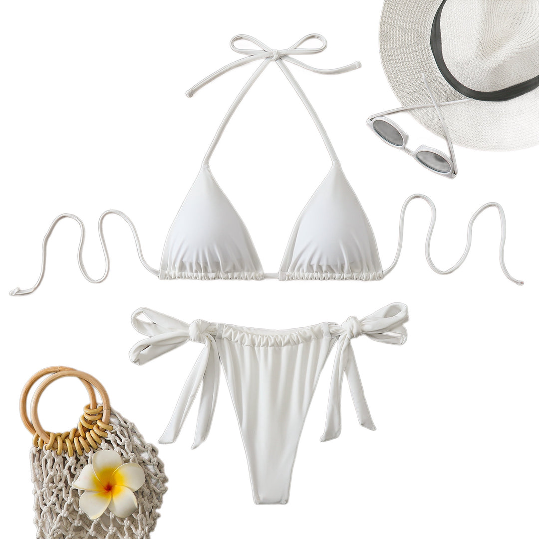 Women Triangle Bikini with adjustable straps Mune Fashion