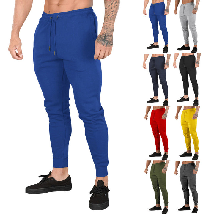 Men's Slim-Tapered Sweat Jogger with Elastic Tunnel Drawstring Waistband & Ribbed Ankle Cuffs Mune Fashion