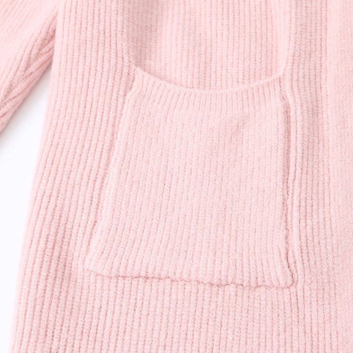 Women Long Oversized Knit Cardigan with Patch Pockets Mune Fashion