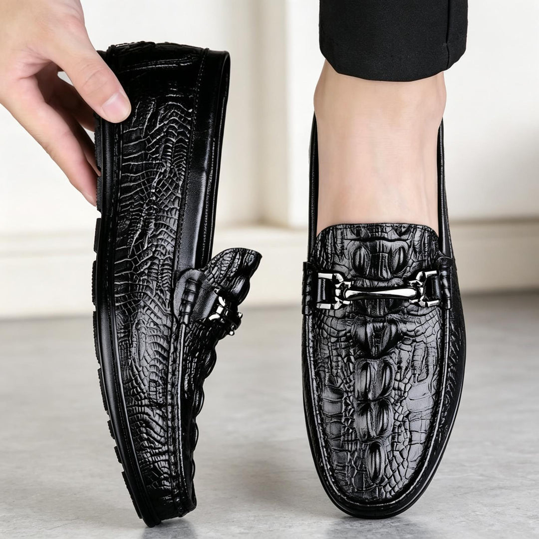 Men's Elegant Leather Moccasins Mune Fashion