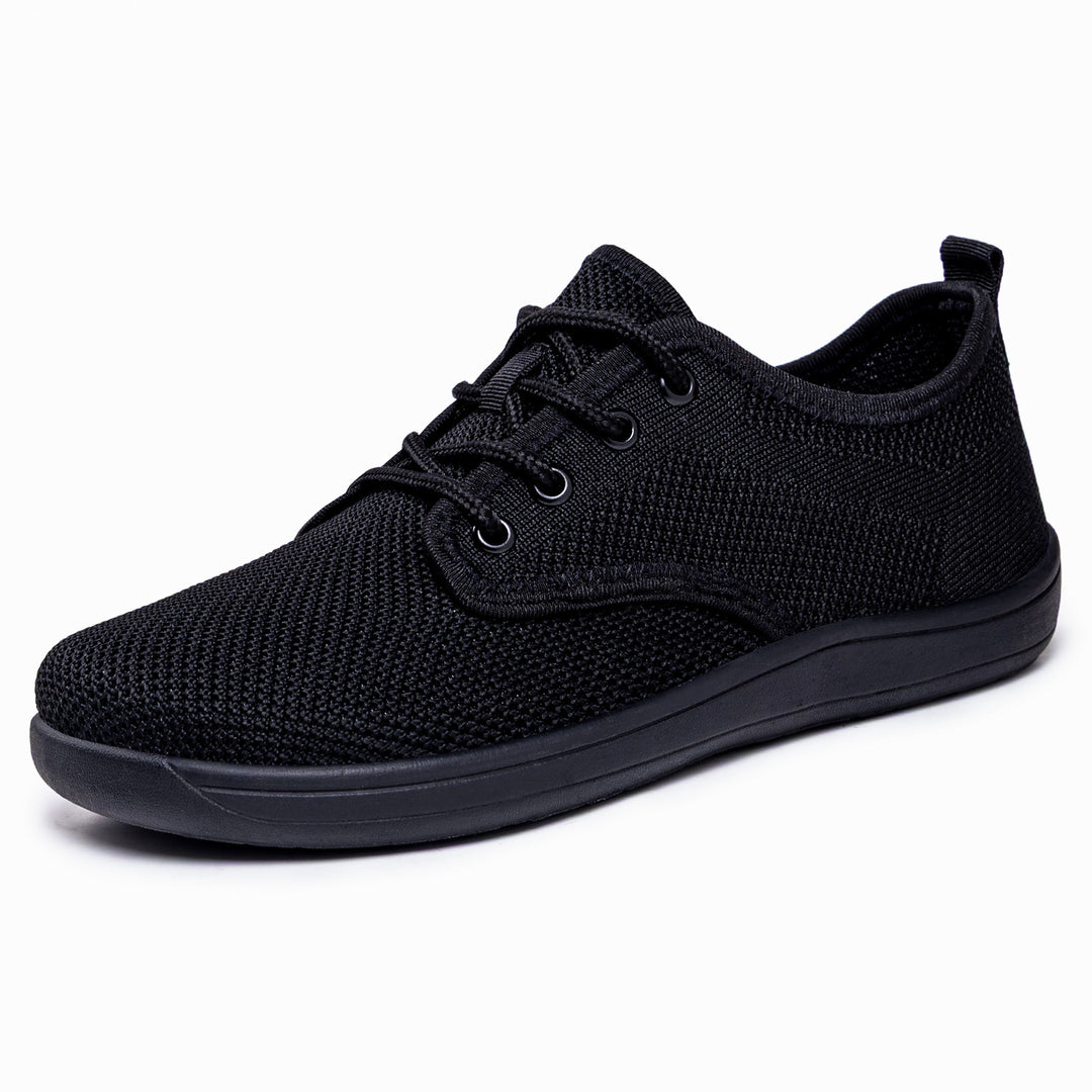 Men's lightweight breathable knit casual shoe with padded comfort tongue and flexible cushioning outsole Mune Fashion