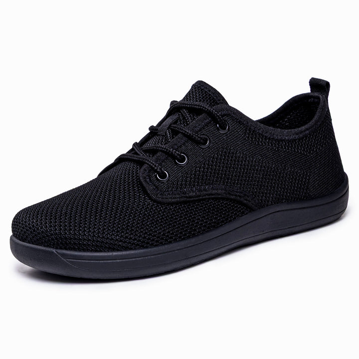 Men's lightweight breathable knit casual shoe with padded comfort tongue and flexible cushioning outsole Mune Fashion