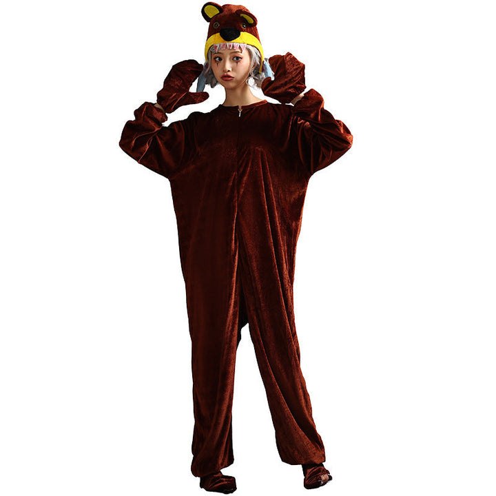 Women Animal Costume made of soft fleece fabric Mune Fashion