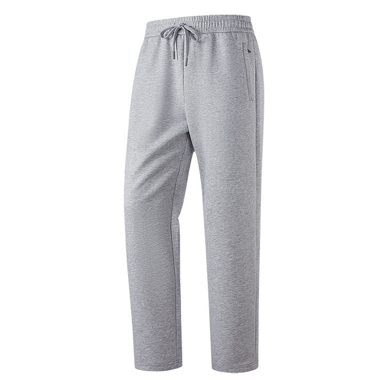 Men's Slim-Fit Leisure Pants made from breathable functional fleece with drawstring waistband, zip pockets & ribbed cuffs Mune Fashion