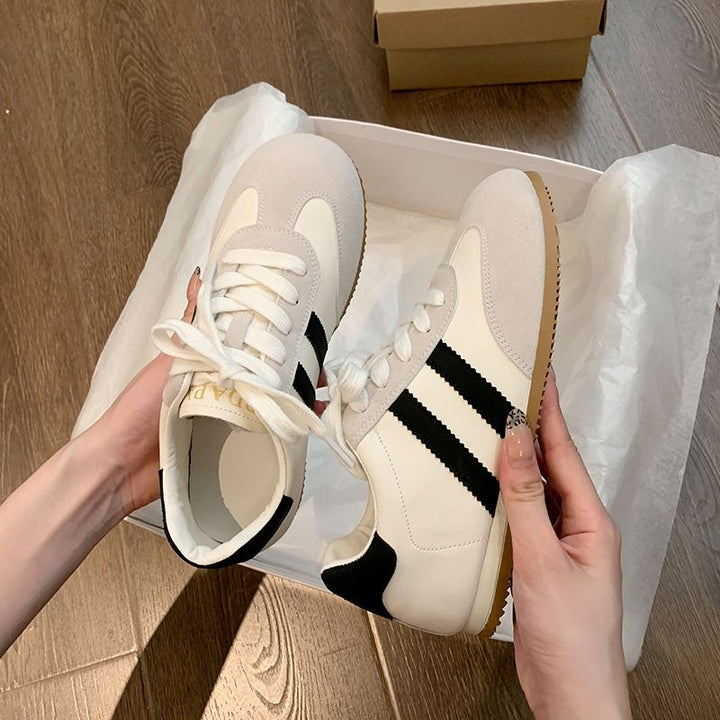 Women's sporty sneakers with high-quality suede upper and breathable lining Mune Fashion