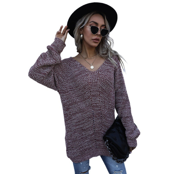 Women's Large Knit Sweater Mune Fashion