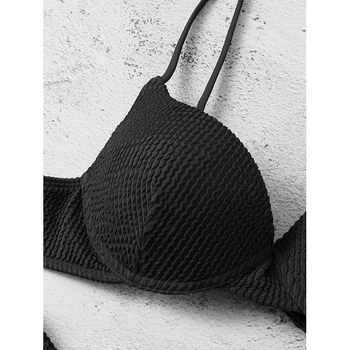 Women High-waisted Bikini Set with Padded Top Mune Fashion