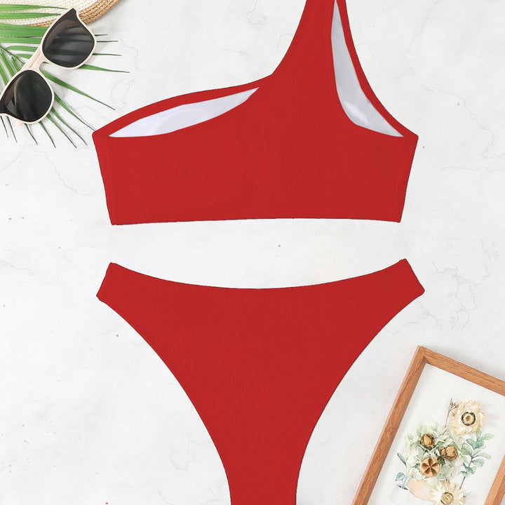 Women's One-Sided Bikini with Asymmetric Design Mune Fashion