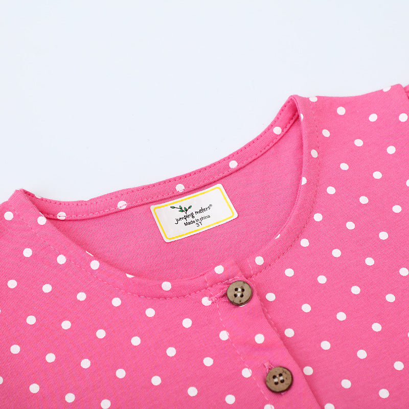 Girls short sleeve dress with colorful print Mune Fashion