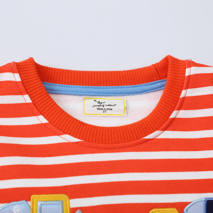 Boys sweatshirt with colorful construction site motif Mune Fashion