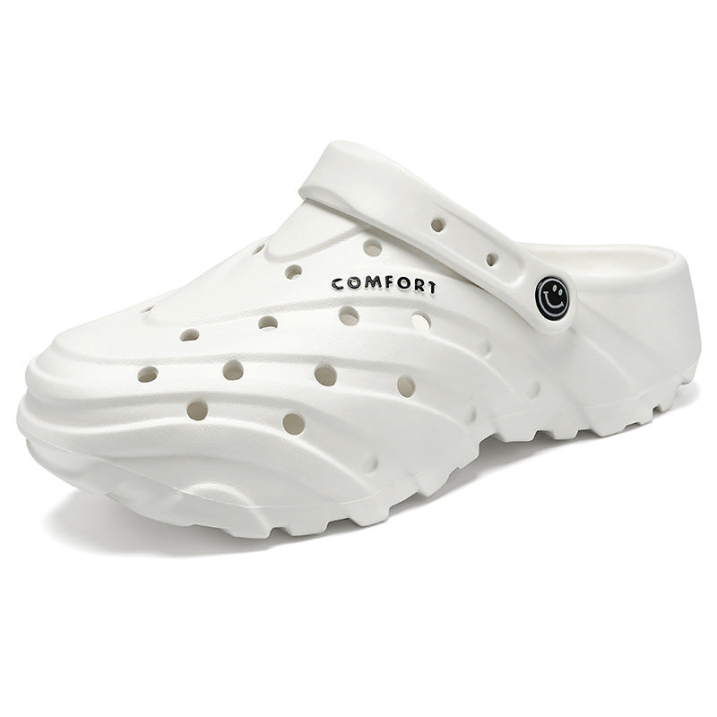 Unisex nan lightweight perforated comfort clogs with ergonomic EVA sole and adjustable heel strap Mune Fashion
