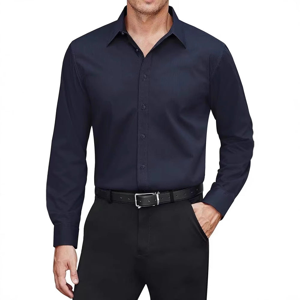 Men's tailored business shirt with Kent collar and easy-care cotton blend Mune Fashion
