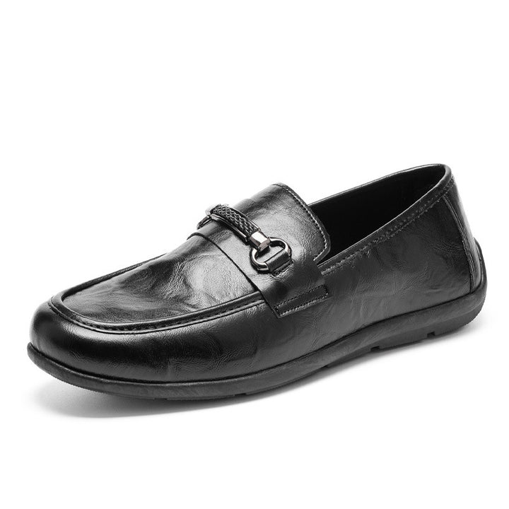 Men's Elegant Moccasins with Fashionable Accents Mune Fashion