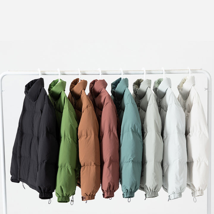 Damen Wattierte Steppjacke mit hohem Kragen und Teddyfutter Mune Fashion