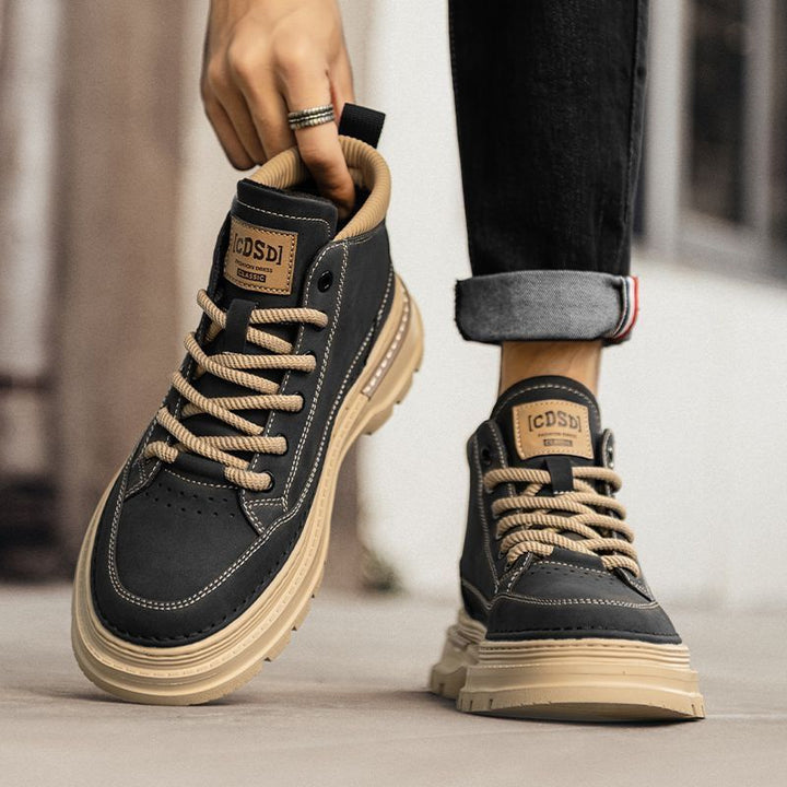 Women's fashionable high-top sneakers with comfortable padding and non-slip sole Mune Fashion