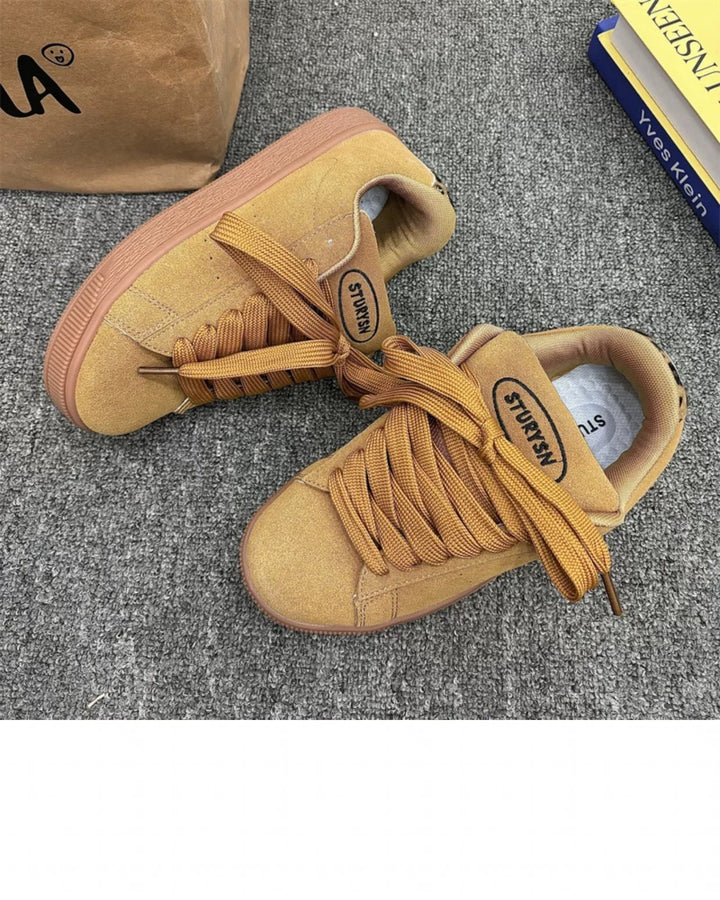 Women fashionable sneakers with luxurious suede and comfortable cushioning Mune Fashion