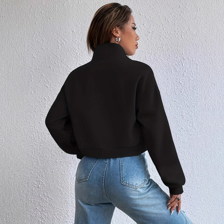 Women's stylish and comfortable cropped leisure jacket