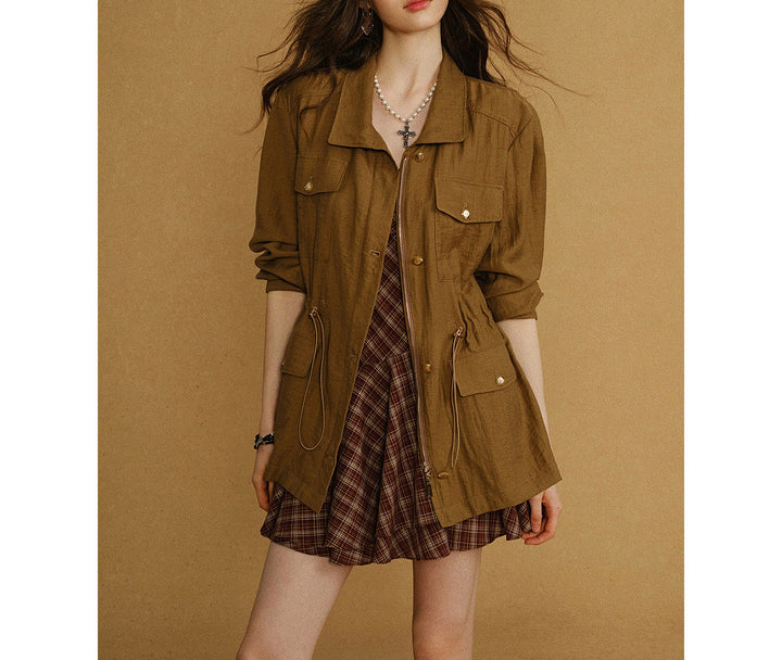 Women's Fashionable Linen Jacket Mune Fashion