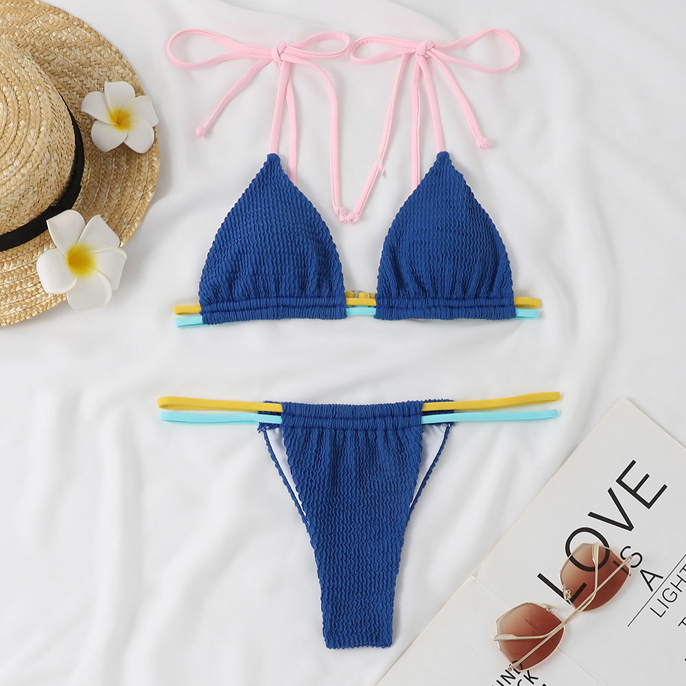 Women's bikini set with adjustable straps and combined elastic waistband Mune Fashion