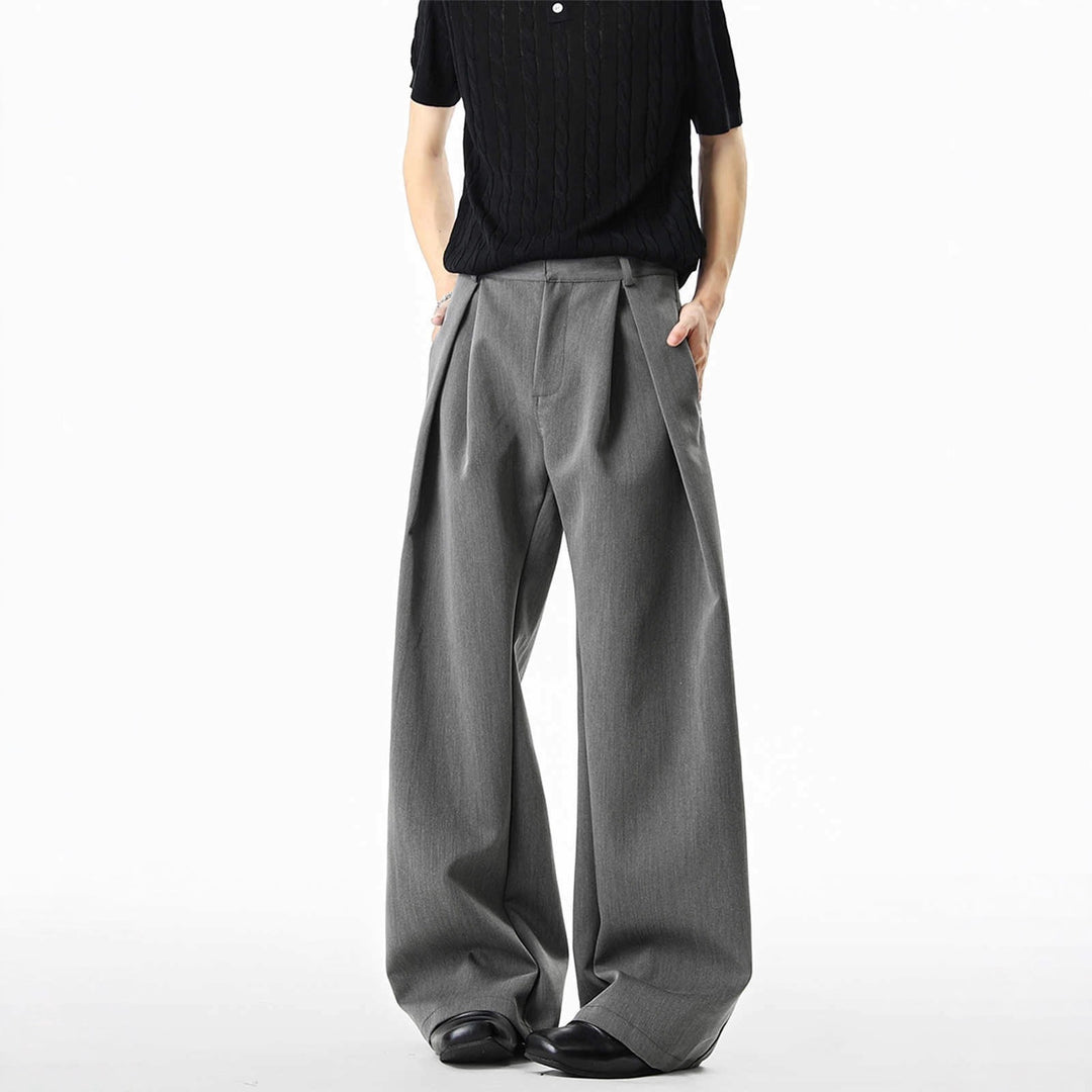 Women Wide Cut Suit Trousers Mune Fashion