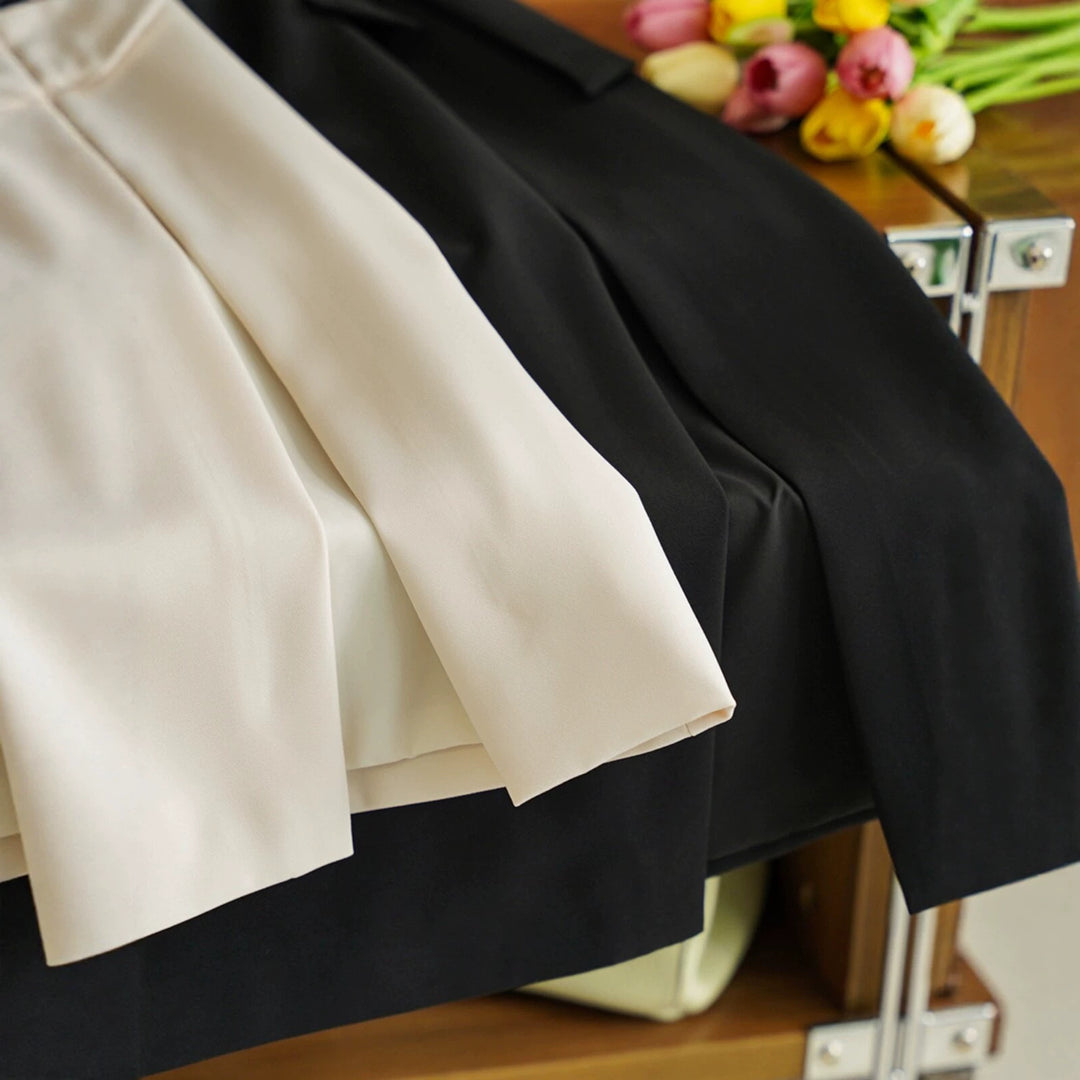 Women's Elegant Wrap Skirt with Waist Tie Mune Fashion