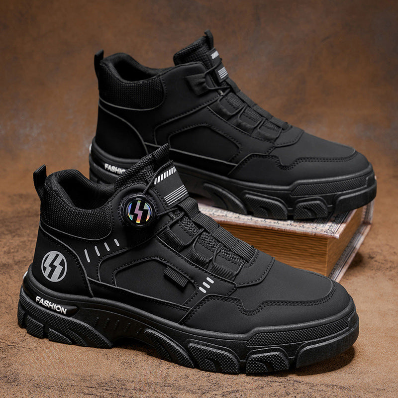 Ladies sporty high-top sneakers with dynamic-innovative lacing technology Mune Fashion