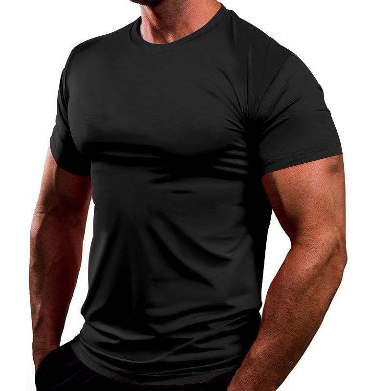 Men's Breathable Fitness T-Shirt Made Of Lightweight Fabric with A Fitted Cut Mune