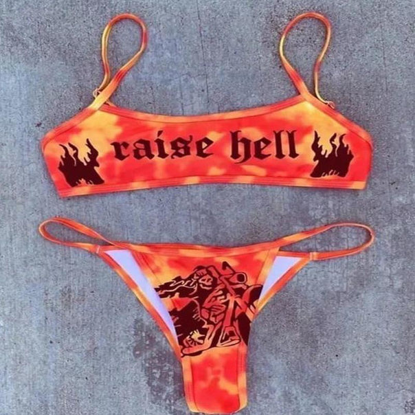 Women's Sport Bikini with striking graphic design Mune Fashion