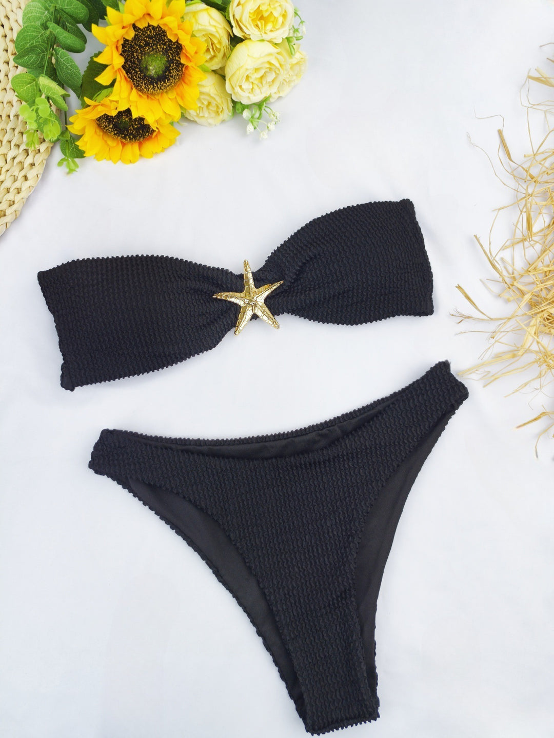 Women's bandeau bikini with sparkling star detail Mune Fashion