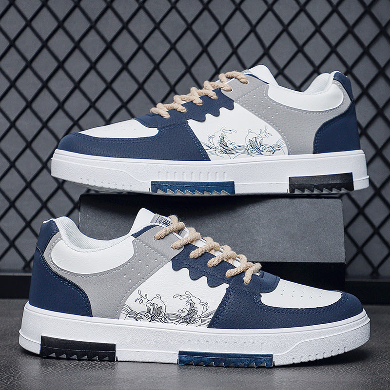 Women's Sporty Casual Shoes with Unique Wave Design Mune Fashion