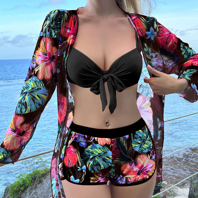 Ladies swimsuit with floral kimono Mune Fashion