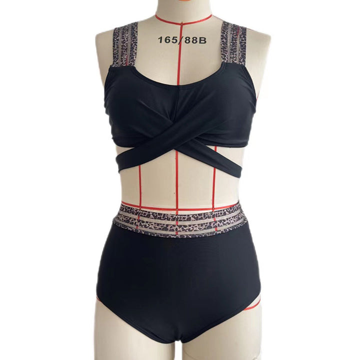 Women's High-Waisted Bikini Set with Creative Cut-Out Design Mune Fashion