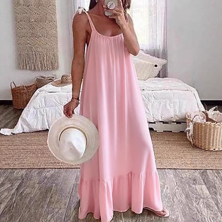 Women's maxi dress with strapless design Mune Fashion