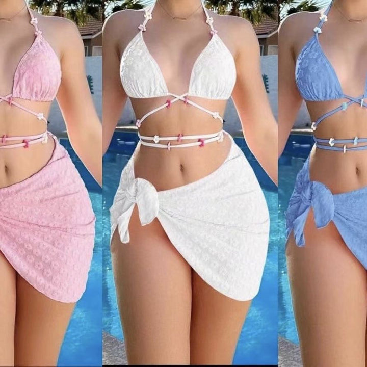 Women’s Bikini Set with Innovative Wrap Skirt Mune Fashion