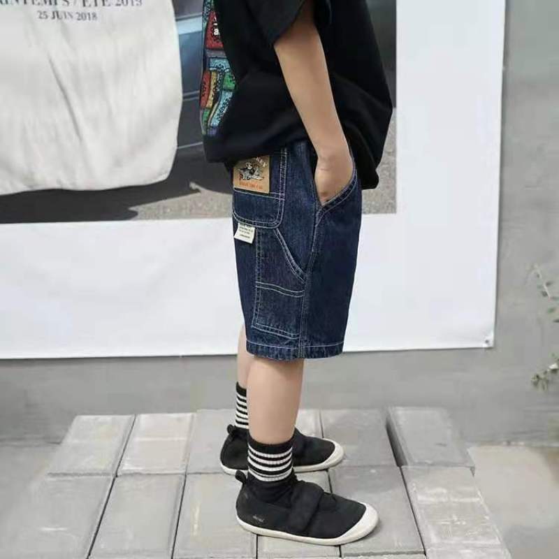 Boys casual jeans shorts with large pockets Mune Fashion