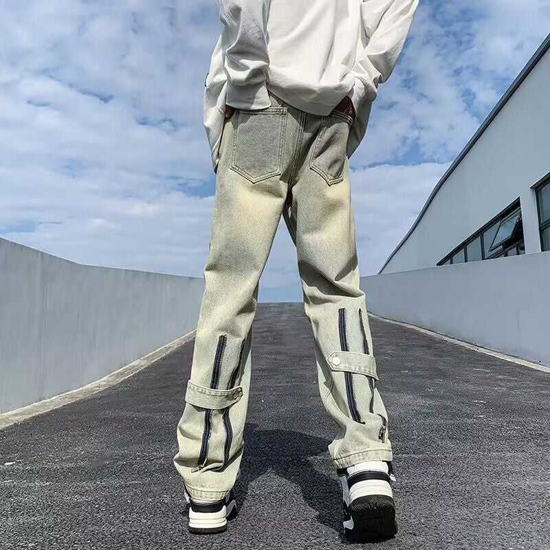 Men's Casual Baggy Jeans with Innovative Design Mune Fashion