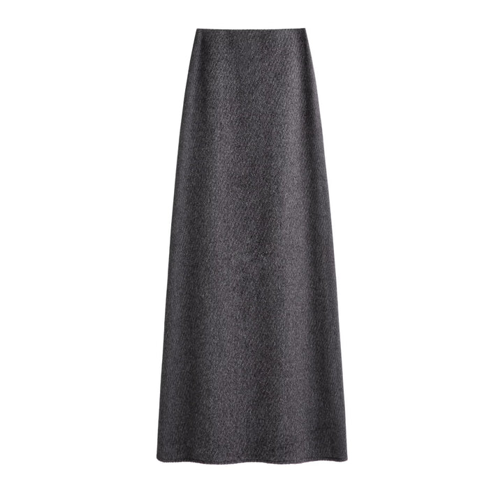 Women Elegant Maxi Skirt made of high-quality wool blend Mune Fashion