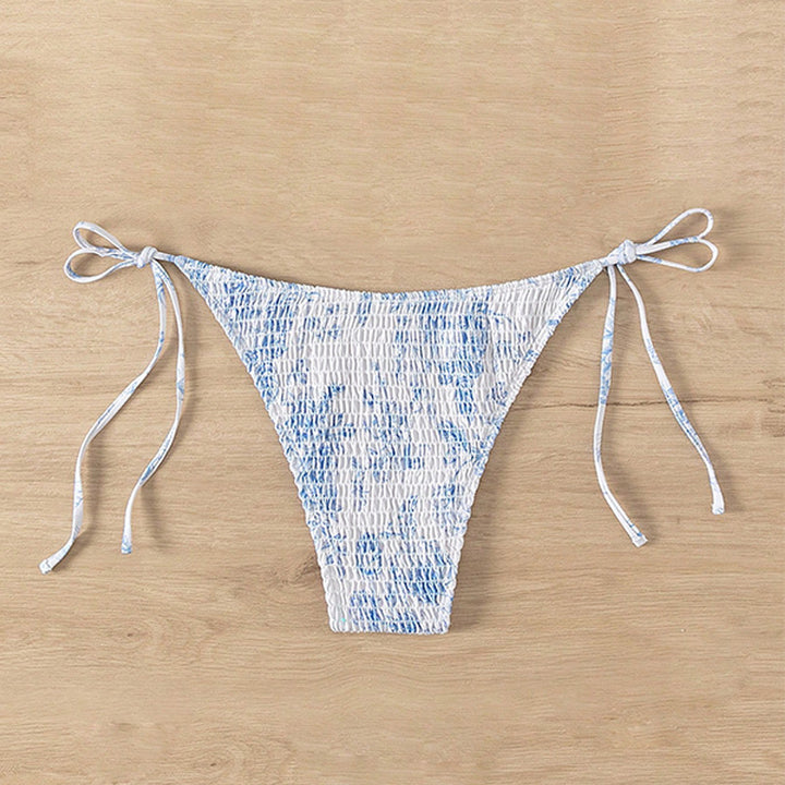Women's bikini briefs with ruffles and adjustable ties Mune Fashion