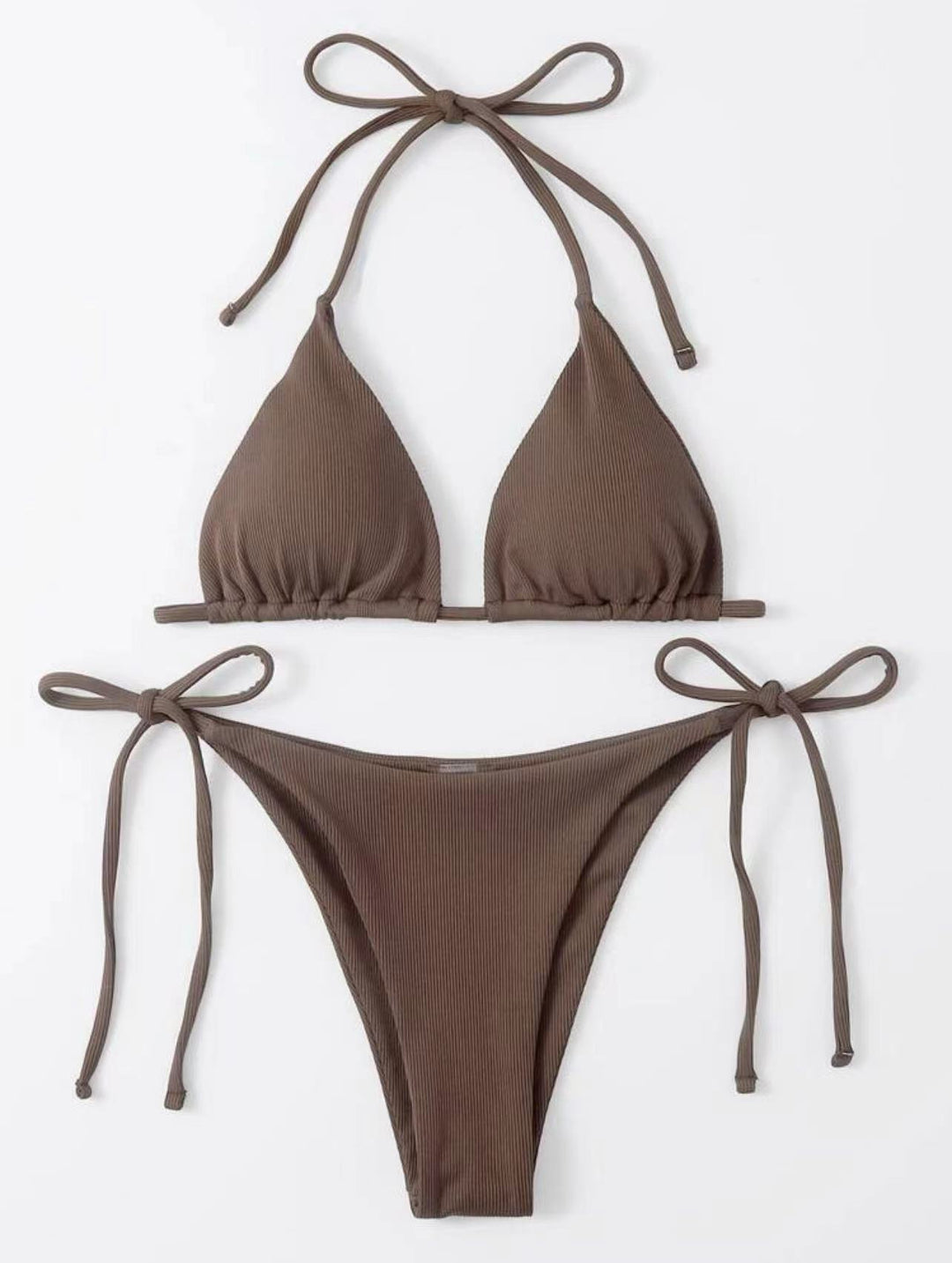 Women's triangle bikini with elastic adjustment bands Mune Fashion