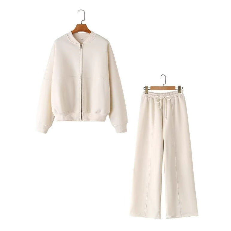Women's 300+ minimalist Oversize Bomber jacket with full zipper and ribbed cuffs Mune Fashion