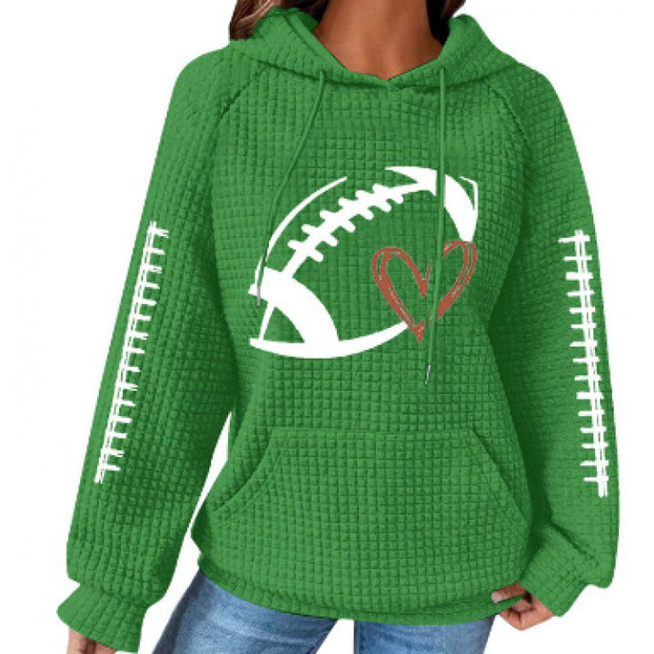 Women Comfortable Hoodie with Heart Design Mune Fashion